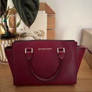 Michael Kors Dark Red Purse